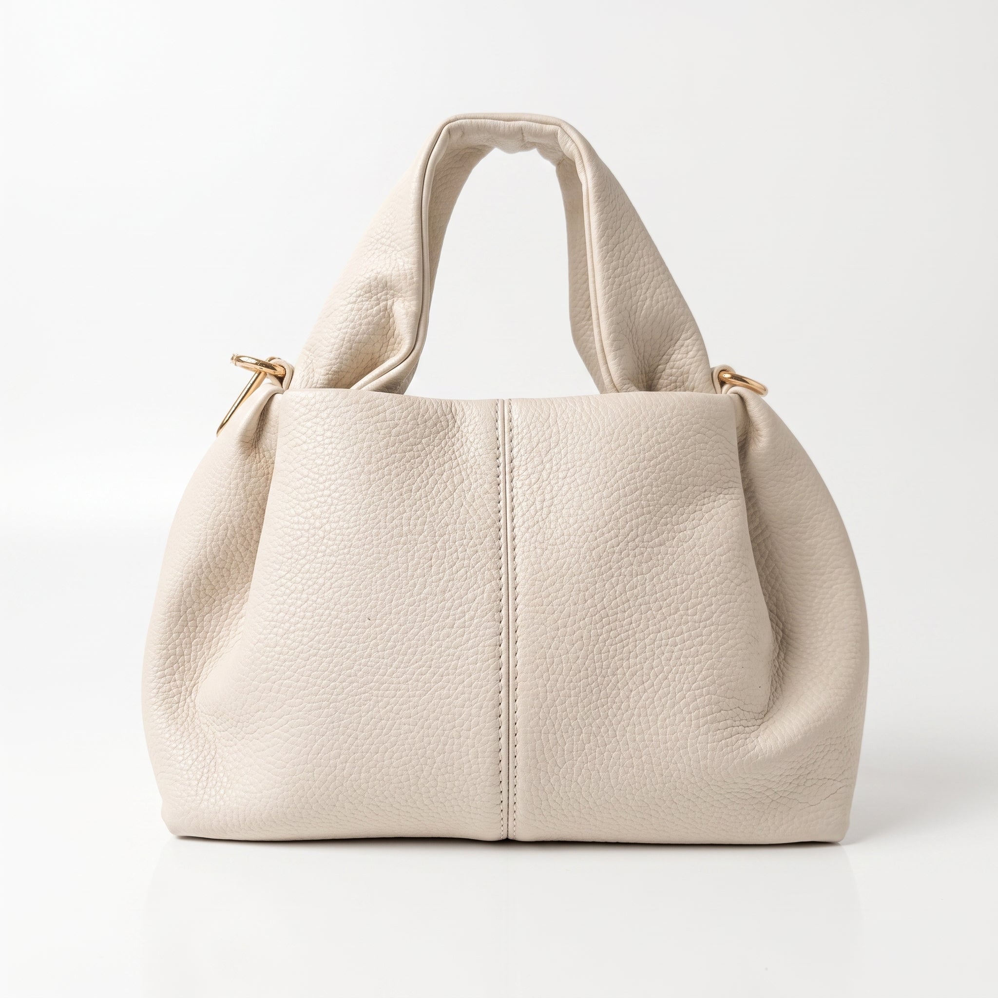 Borsa a Mano Coconuda in Ecopelle Goffrata con Charm Decorativo e Tracolla - Borse a Mano - Coconuda