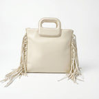 Coconuda Borsa Tote con Frange – Manico Strutturato e Tracolla Removibile - Stile Donna Bags