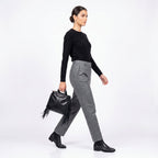 Coconuda Borsa Tote con Frange – Manico Strutturato e Tracolla Removibile - Stile Donna Bags