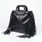 Coconuda Borsa Tote con Frange – Manico Strutturato e Tracolla Removibile - Stile Donna Bags