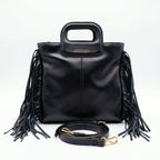 Coconuda Borsa Tote con Frange – Manico Strutturato e Tracolla Removibile - Stile Donna Bags