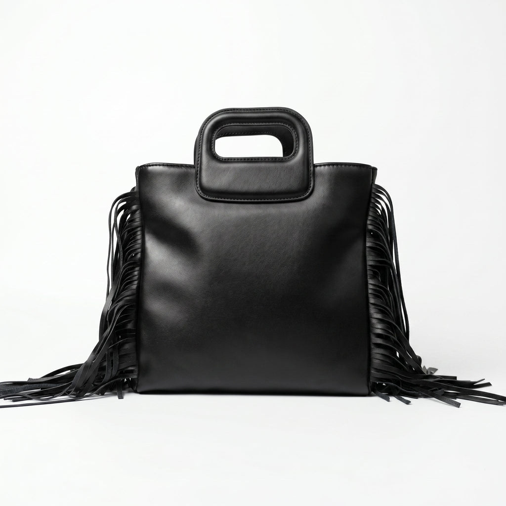 Coconuda Borsa Tote con Frange – Manico Strutturato e Tracolla Removibile - Stile Donna Bags
