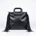 Coconuda Borsa Tote con Frange – Manico Strutturato e Tracolla Removibile - Stile Donna Bags