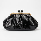Coconuda Pochette in Ecopelle Marrone con Chiusura a Scatto e Tracolla - Stile Donna Bags