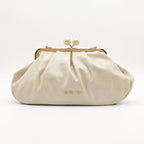 Coconuda Pochette in Ecopelle Marrone con Chiusura a Scatto e Tracolla - Stile Donna Bags