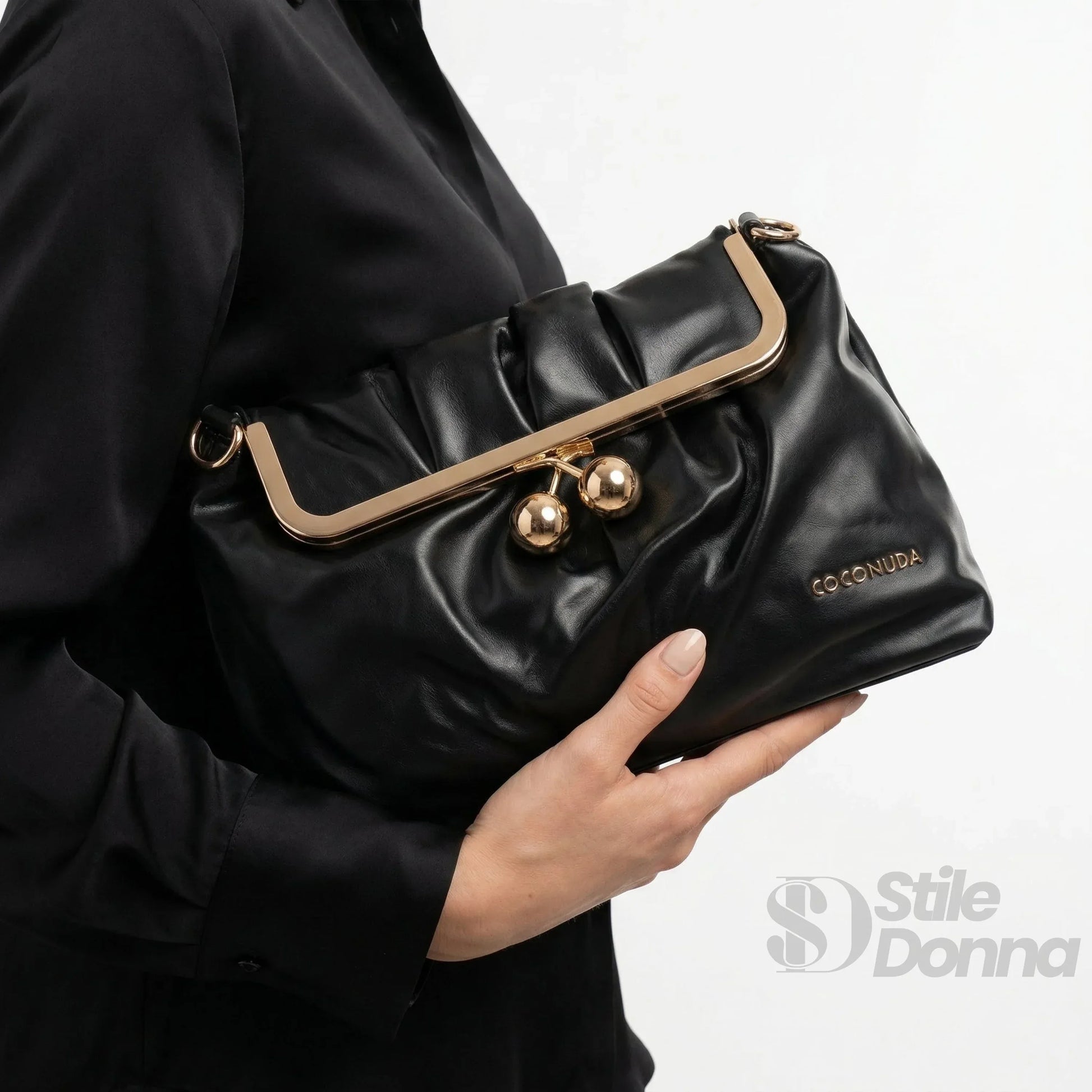 coconuda-pochette-in-ecopelle-morbida-con-chiusura-a-scatto-borsa-823 - Stile Donna Bags