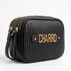 Mini Borsa Crossbody Charro con Doppia Zip e Logo in Metallo - Stile Donna Bags