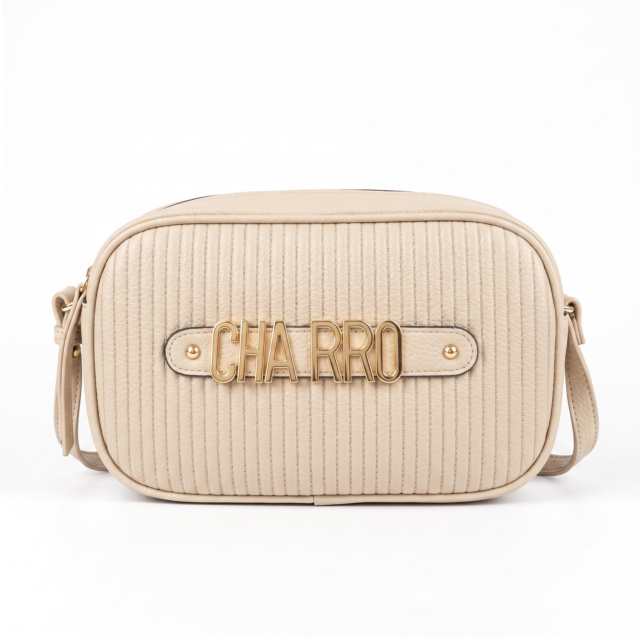 Mini Borsa Crossbody Charro con Doppia Zip e Logo in Metallo - Stile Donna Bags