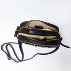 Mini Borsa Crossbody Charro con Doppia Zip e Logo in Metallo - Stile Donna Bags
