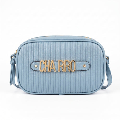 Mini Borsa Crossbody Charro con Doppia Zip e Logo in Metallo - Stile Donna Bags