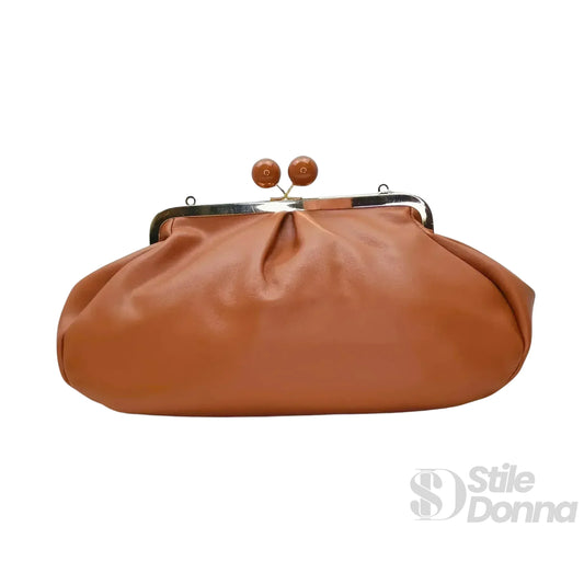 pochette-in-pelle-marrone-coconuda-clutch-liscia-127 - Stile Donna Bags