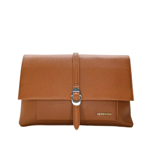 pochette-marrone-in-pelle-finta-ms-9730-borsa-a-tracolla-651 - Stile Donna Bags