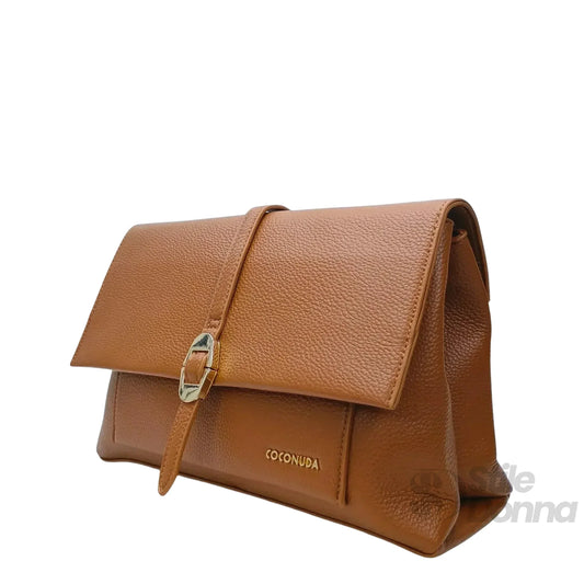 pochette-marrone-in-pelle-finta-ms-9730-borsa-a-tracolla-clutch-709 - Stile Donna Bags
