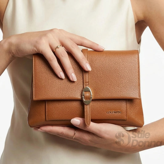 pochette-marrone-in-pelle-finta-ms-9730-borsa-a-tracolla-color-969 - Stile Donna Bags
