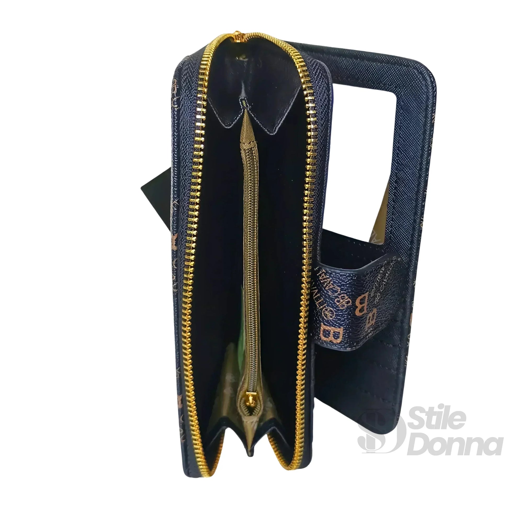 portafoglio-da-donna-ms-6322-nero-cerniera-877 - Stile Donna Bags