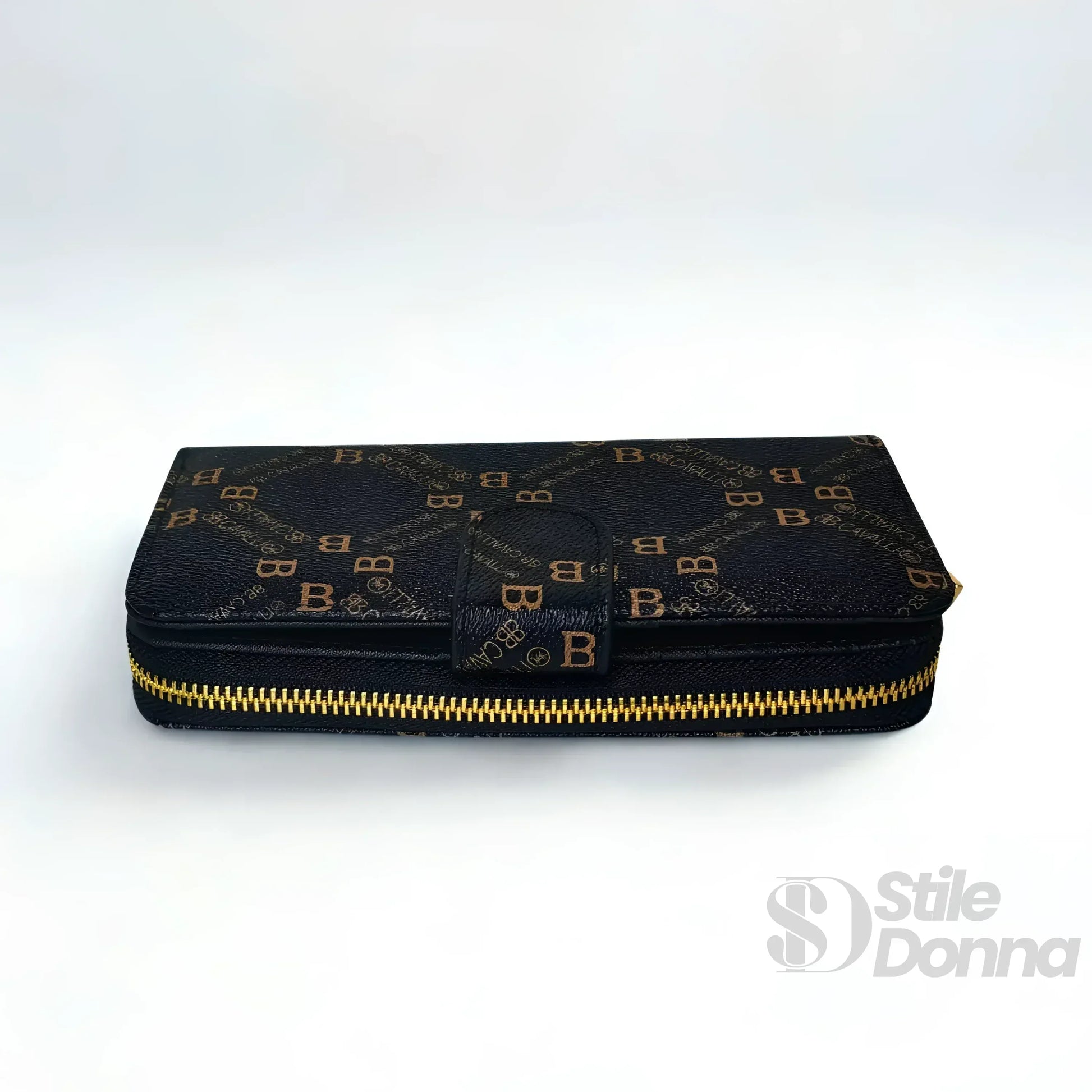 portafoglio-da-donna-ms-6322-nero-motivo-274 - Stile Donna Bags